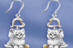 Purr-Fect Companion Cat Lover Keepsake Earrings