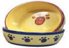 PAWPRINT CAT BOWL