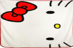 Hello Kitty Big Face Throw Blanket