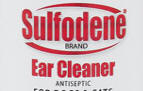 Sulfodene Brand Ear Cleaner Antiseptic for Cats.
