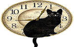Infinity Cat Pendulum Wall Clock (SO)