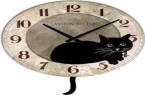 Ashton Sutton ASC3120 - Kate Cat Wall Clock