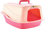 Hooded Pan Set Pink Large by Petmate