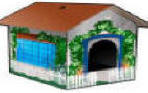 Pasadena Cottage Litter Box Cover