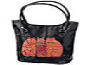 Laurel Burch Cat Trio Leather Handbag