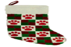 Quilted Holiday Paw Stocking