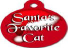 Santa's Personalized Cat Tag