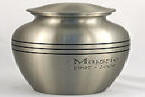 Classic Silver Vase Urns (engraved) Classic Silver Vase Urns personalized engraved