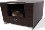 Modern Cat Contemporary Litter Box Cover Hider