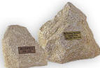 Limestone Rock Urns Limestone personalized Rock cat Urns